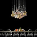Modern black glass ball led pendant lamps for kitchen dining room