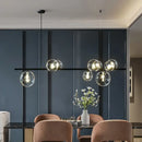 DecorBites™ Glass Ball Pendant Light: Nordic LED Hanging Lamp for Dining Room, Bedroom, Cafe