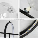 Modern black glass bubble led pendant chandelier for living room