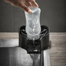 Modern black glass cup washer kitchen sink rinser