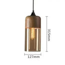 Modern black glass pendant light set dining room smoked shades