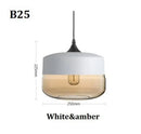 Modern black glass pendant light set dining room smoked shades