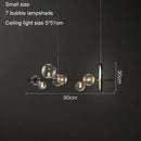Modern black glass ring pendant light – dining room chandelier
