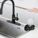 Modern black glass rinser sink – kitchen automatic cup washer