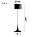 Modern black glossy design mushroom floor lamp for living room