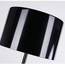 Modern black glossy design mushroom floor lamp for living room