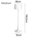 Modern black glossy design mushroom floor lamp for living room