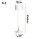 Modern black glossy design mushroom floor lamp for living room