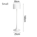 Modern black glossy design mushroom floor lamp for living room