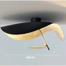 Modern black & gold abstract pendant lamp dining room sculptural design
