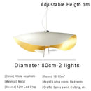 Modern black & gold abstract pendant light dining room sculptural lamp