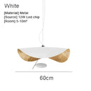 Modern black & gold abstract pendant light dining room sculptural lamp
