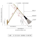Modern black & gold adjustable wall lamp kitchen sconce