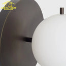 DecorBites™ Black/Gold Ball Wall Lamp - Minimalist Iron Art Decor for Bedroom & Cafe