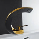 Modern black & gold basin faucet bathroom mixer tap
