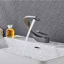 Modern black & gold basin faucet bathroom mixer tap
