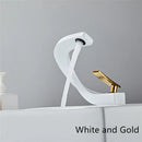 Modern black & gold basin faucet bathroom mixer tap