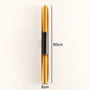 Modern black & gold blade pendant light dining room