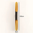 Modern black & gold blade pendant light dining room