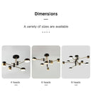 DecorBites™ Black Branch LED Chandelier: Modern Nordic Design for Living Room, Bedroom, Dining Room