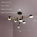 DecorBites™ Black Branch LED Chandelier: Modern Nordic Design for Living Room, Bedroom, Dining Room
