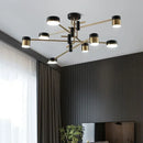 DecorBites™ Black Branch LED Chandelier: Modern Nordic Design for Living Room, Bedroom, Dining Room
