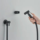 Modern black & gold brass bidet faucet – bathroom sprayer jet