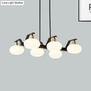 Modern black & gold chandelier dining room 110v-120v pendant light