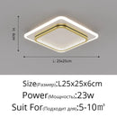 Modern black & gold crystal led ceiling lights for entrance hallways