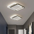 Modern black & gold crystal led ceiling lights for entrance hallways