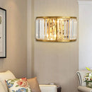 Gold Crystal Wall Sconce Black-Gold E12-E14