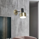 Modern black & gold cylinder sconce metal wall lighting living room