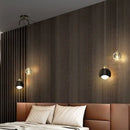 Modern black & gold decorbites crystal round chandelier bedroom light