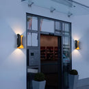 Modern black & gold decorbites led waterproof wall lamp living room