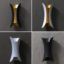 Modern black & gold decorbites led waterproof wall lamp living room