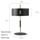 DecorBites™ Black Metal E27 Floor Lamp for Stylish Indoor Lighting