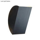Modern black & gold folded wall light sconce – bedroom decor