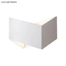 Modern black & gold geometric metal body wall lamp stairway light