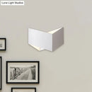 Modern black & gold geometric metal body wall lamp stairway light
