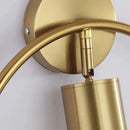 Modern black & gold irwin wall lamp bedroom sconce