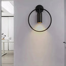 Modern black & gold irwin wall lamp bedroom sconce
