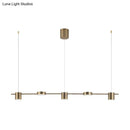 Modern black & gold island light fixture kitchen ceiling light