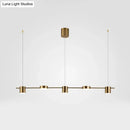 Modern black & gold island light fixture kitchen ceiling light