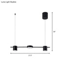 Modern black & gold island light fixture kitchen ceiling light
