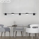 Modern black & gold island light fixture kitchen ceiling light