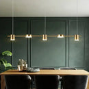 Modern black & gold island light fixture kitchen ceiling light