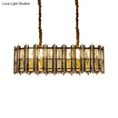 Modern black & gold led incandescent pendant light kitchen island