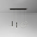 DecorBites™ Minimalist Metal Dinner Suspension Lamp with LED Island Pendant and Spotlight