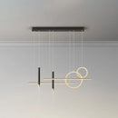 DecorBites™ Minimalist Metal Dinner Suspension Lamp with LED Island Pendant and Spotlight