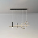 DecorBites™ Minimalist Metal Dinner Suspension Lamp with LED Island Pendant and Spotlight